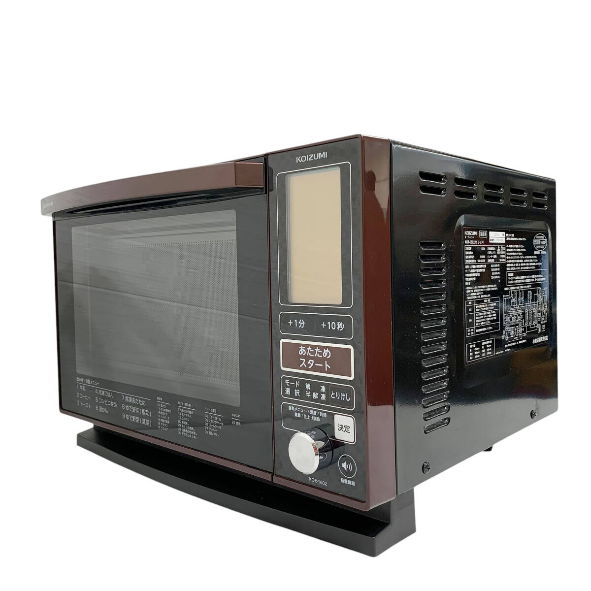 25C092_ジ5 KOIZUMI 小泉 オーブンレンジ KOR-1602 Gourmeria 2018年製 電子レンジ 調理家電 現状品 中古_画像1