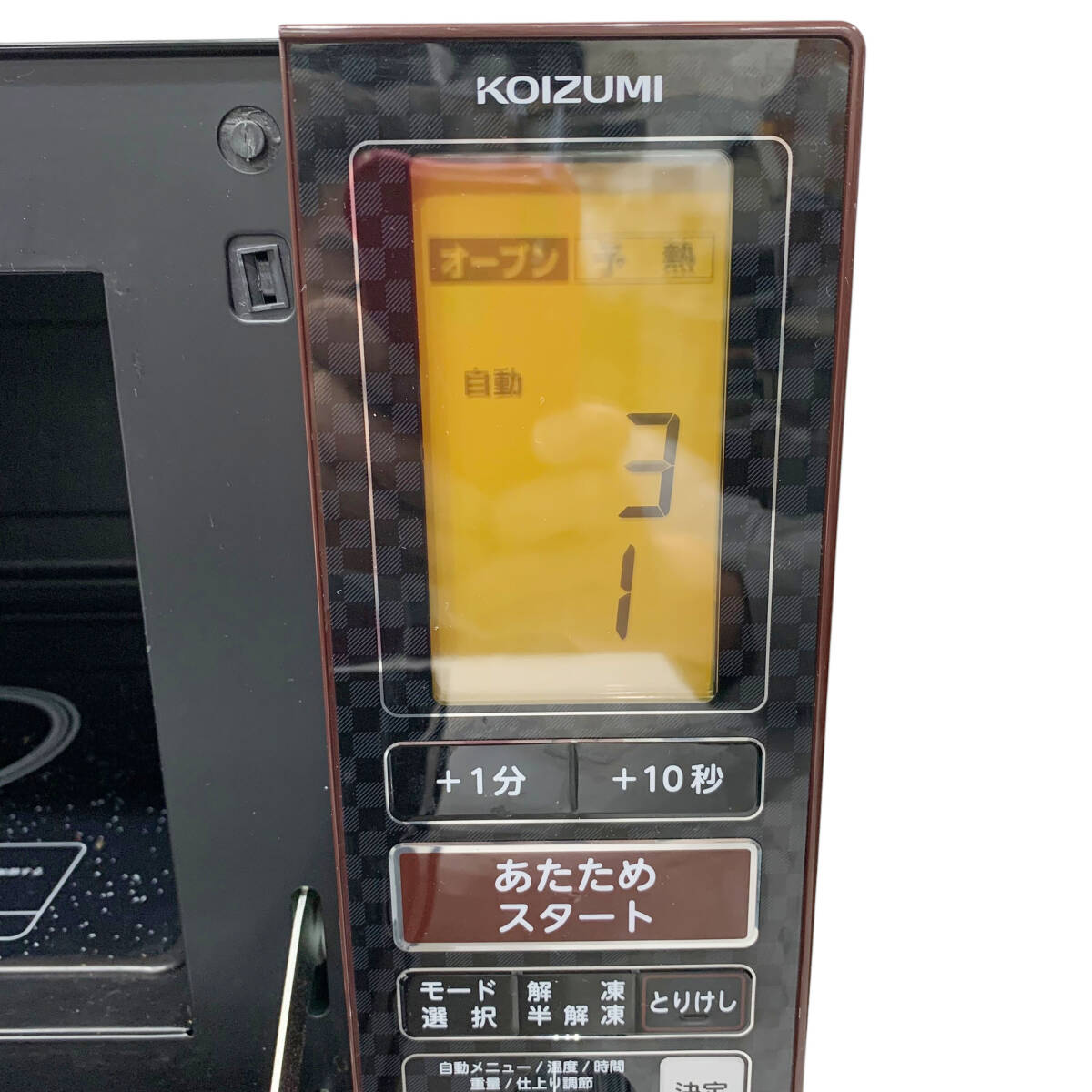 25C092_ジ5 KOIZUMI 小泉 オーブンレンジ KOR-1602 Gourmeria 2018年製 電子レンジ 調理家電 現状品 中古_画像6