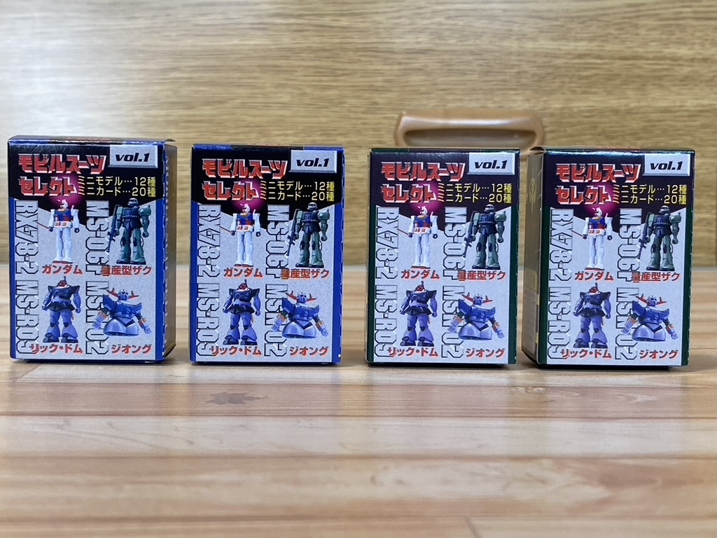 機動戦士ガンダム モビルスーツセレクト復刻版 4種 未組立(お 機動戦士ガンダム モビルスーツセレクト復刻版 4種 未組立(お
