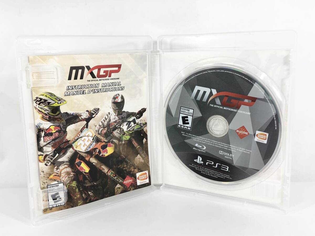 【希少/送料込】10907 mxGP 海外版 PS3 ゲームソフト ディスク状態良好 動作未確認_画像2