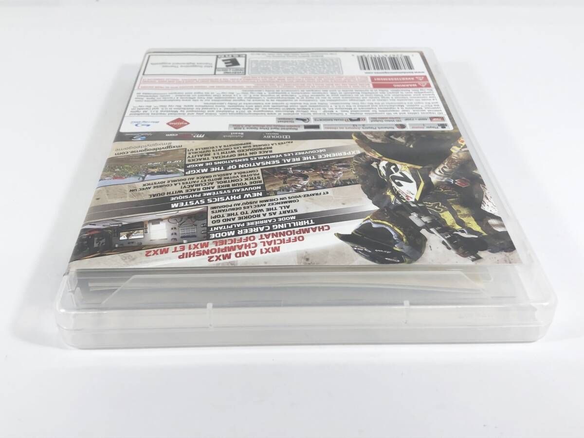 【希少/送料込】10907 mxGP 海外版 PS3 ゲームソフト ディスク状態良好 動作未確認_画像10