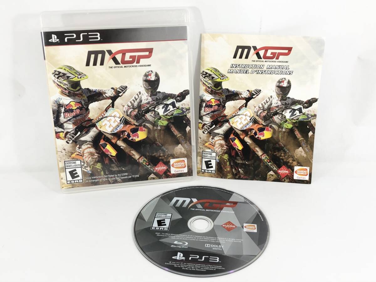 【希少/送料込】10907 mxGP 海外版 PS3 ゲームソフト ディスク状態良好 動作未確認_画像1