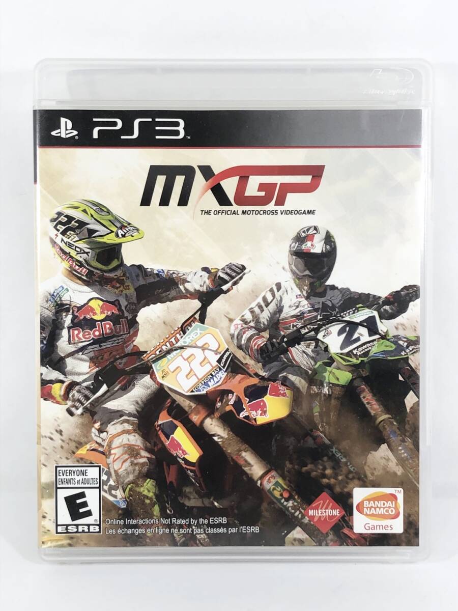 【希少/送料込】10907 mxGP 海外版 PS3 ゲームソフト ディスク状態良好 動作未確認_画像5