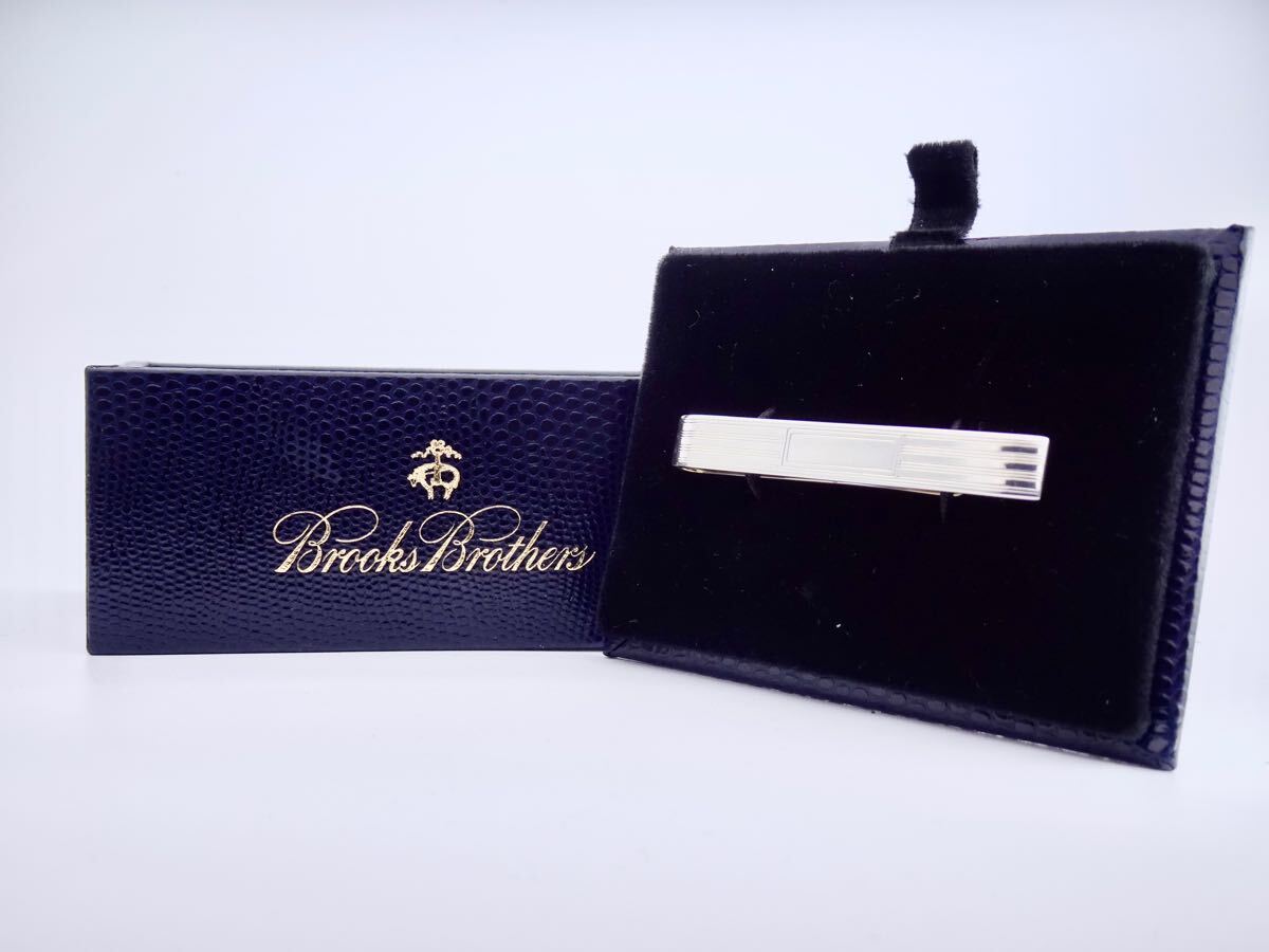 Brooks Brothers 925 エンジンターン ネクタイピン タイピン Brooks Brothers 925 エンジンターン ネクタイピン タイピン