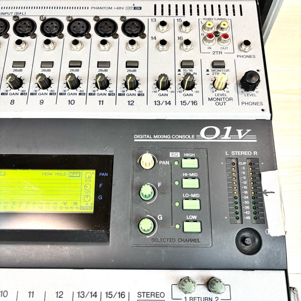 簡易動作確認済】YAMAHA 01V ロードレディ ハードケース付き 簡易動作確認済】YAMAHA 01V ロードレディ ハードケース付き