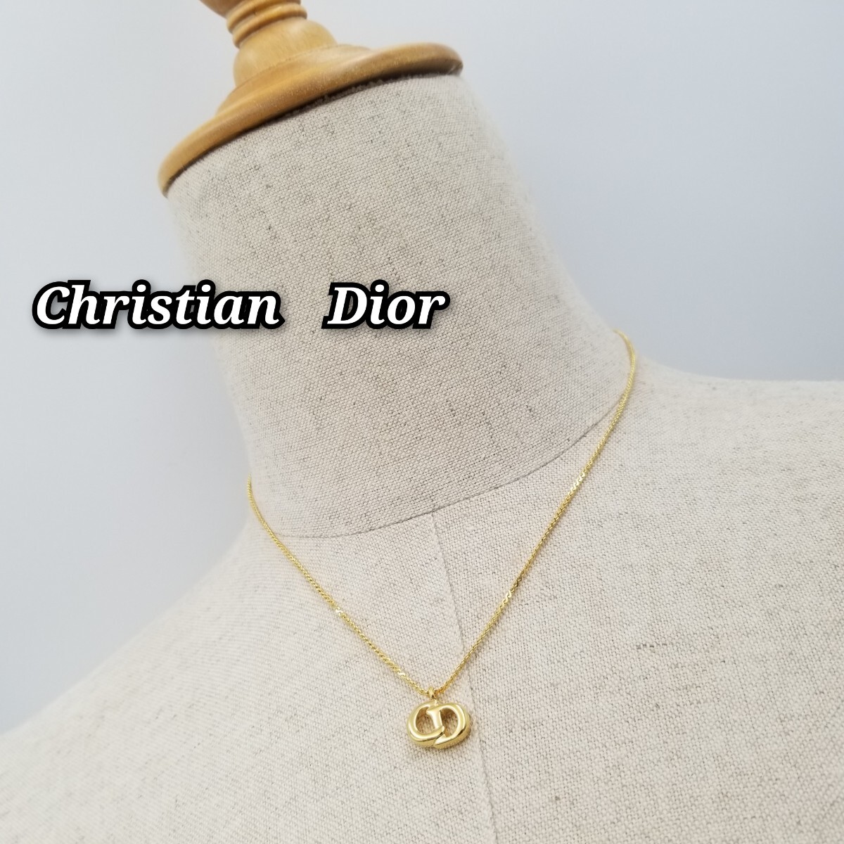 ☆美品☆ Christian Dior クリスチャン・ディオール ネックレス ゴールド