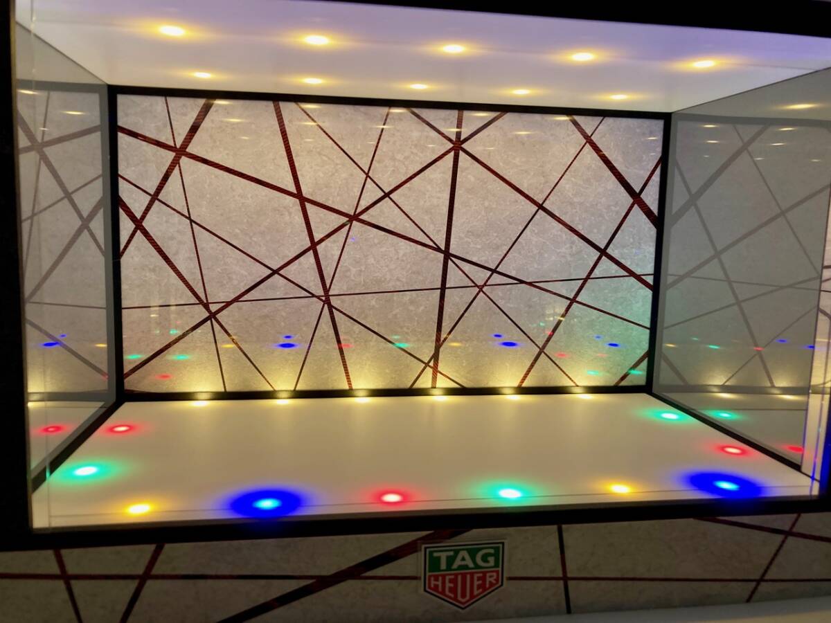 1/18〜1/64展示可・5色LED搭載・ディスプレーBOX/LED26灯