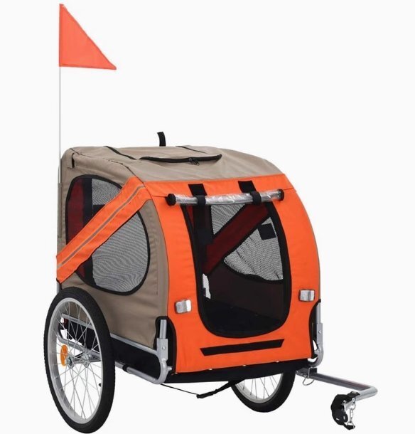 大型ペット自転車 トレーラー 貓 犬 カート 折り畳む アウトドア 自転車に乗る 旅をする トレーラ車 中大型犬