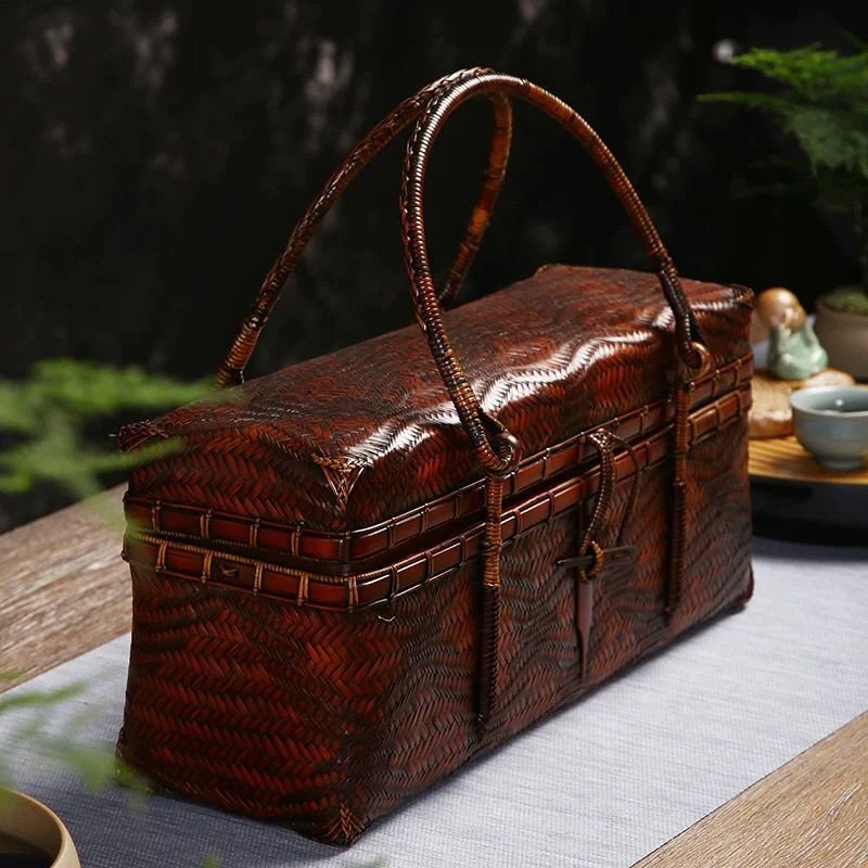 唐木細工師【阿達祥山】 玉葡萄紫檀草飾四方形 火鉢 幅43.5cm 瓶掛 囲炉裏 唐木細工師【阿達祥山】 玉葡萄紫檀草飾四方形 火鉢 幅43.5cm 瓶