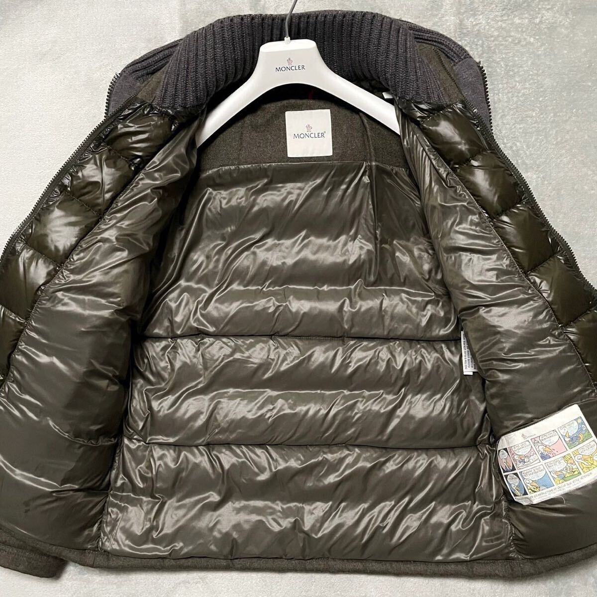 XL相当☆MONCLER モンクレール CANUT カヌート ニット切替 XL相当☆MONCLER モンクレール CANUT カヌート ニット切替