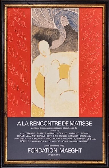 ≪　　アンリ・マティス　　≫　　オリジナルリトグラフ　 　1969年 　　LEADER AND THE SWAN 　HENRI MATISSE