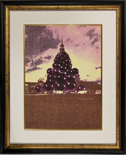 ≪　　　ポル・ ビュリー　　　≫　　オリジナルリトグラフ 　PAYSAGE DE PARIS VII 　 1971年 　DERRIERE LE MIROIR
