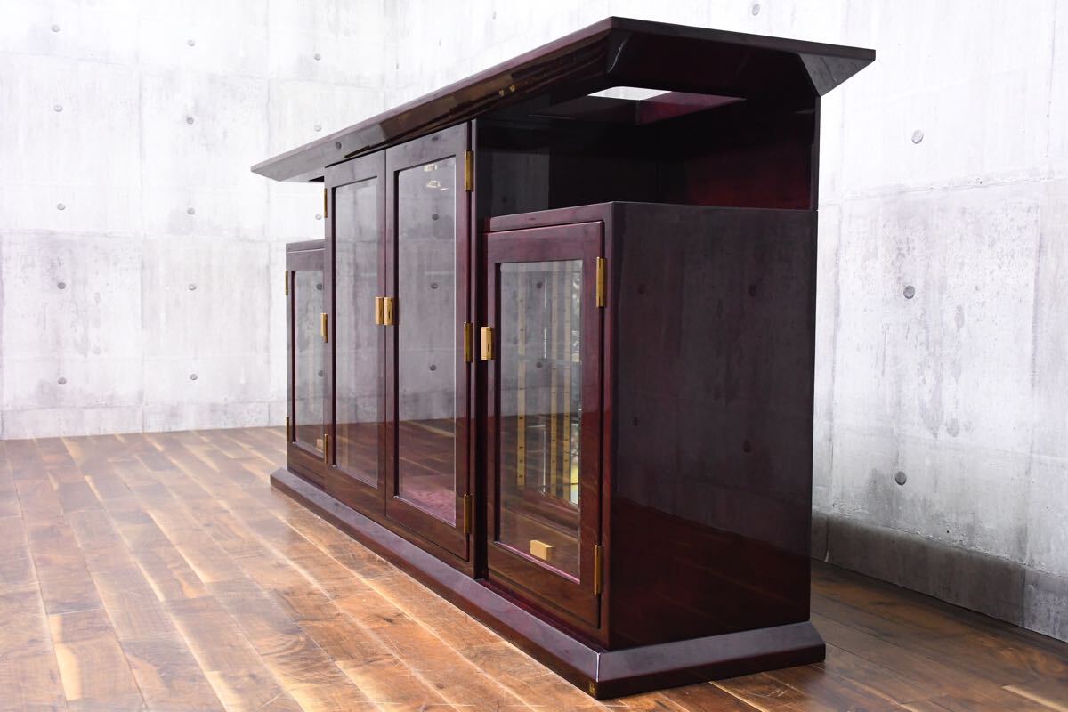 EAC66 北谷家具 KIT FURNITURE 仔山羊革張り サイドボード EAC66 北谷家具 KIT FURNITURE 仔山羊革張り サイドボード