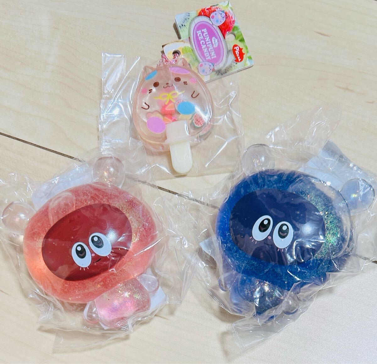 picにゃん スクイーズ おまとめセット 新品 スクイーズ 3点セット ぷにるんず ぷにぷにスクイーズ PIC
