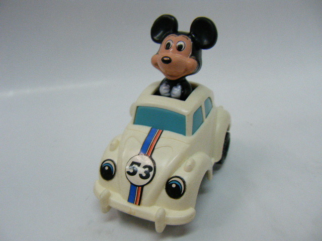 ジャンク★中古★　トミー　ぜんまい式ミニカー　ミッキーマウス