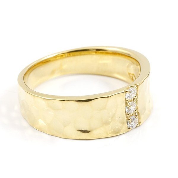 結婚指輪 LGBTQ ペアリング ２本セット 18金 ダイヤモンド キヘイ 鎖 幅広 喜平 トレジャーハンター メンズ 18k イエローゴールドk18 男性用 送料無料