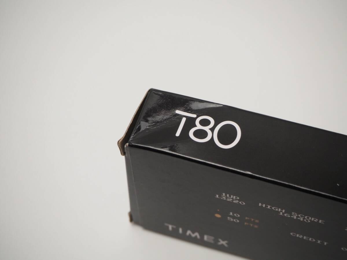 新品未開封 タイメックス T80×パックマン 生誕40周年記念 コラボレーションウォッチ 限定 デジタル腕時(shí)計(jì) ゴールド PACMAN TIMEX