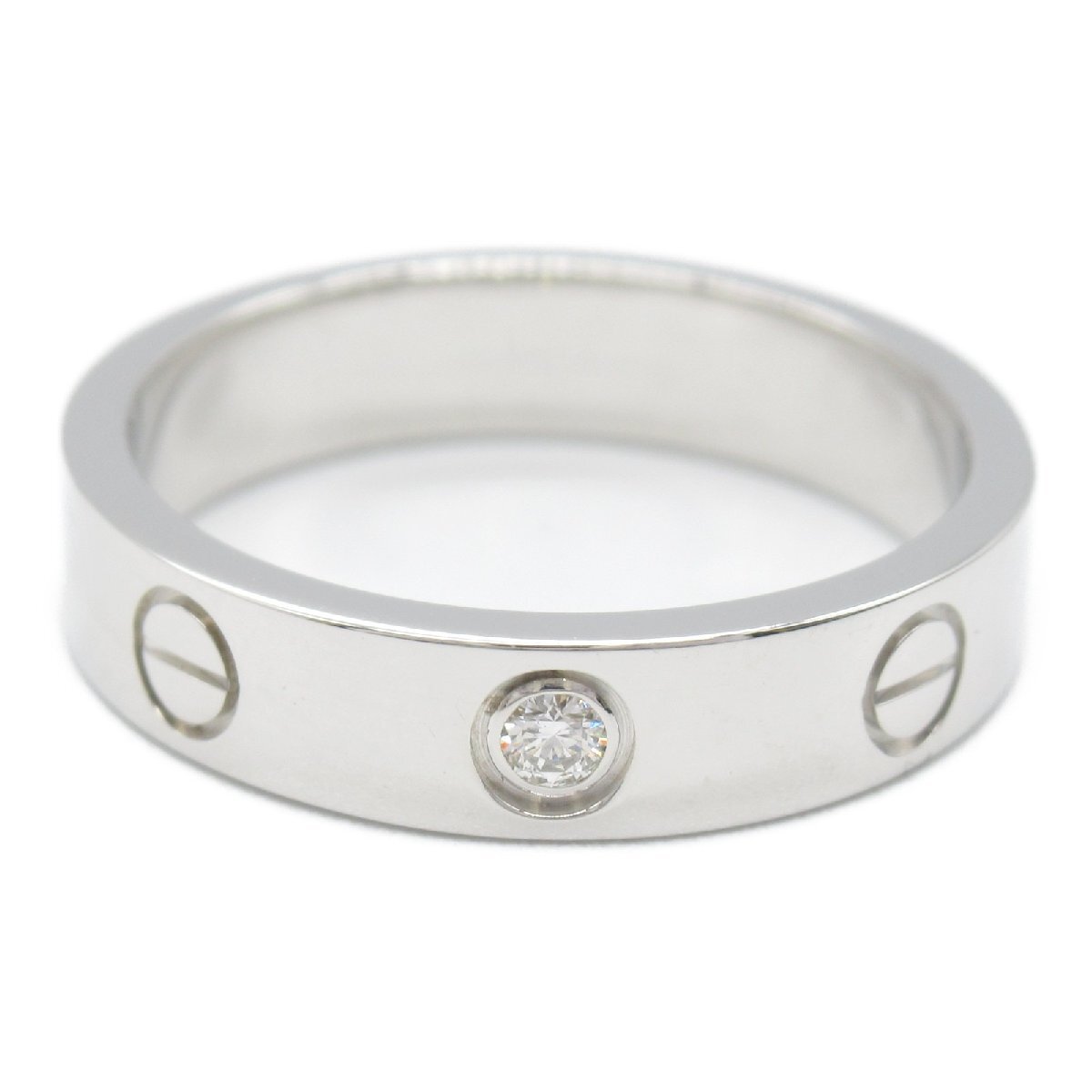 カルティエ ミニラブリング ブランドオフ CARTIER K18WG（ホワイトゴールド） リング?指輪 750WG 中古 レディース