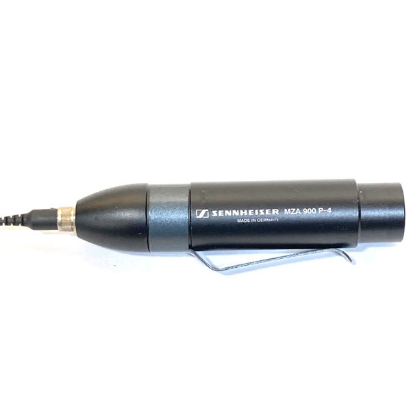 【送料著払い】SENNHEISER MKE1-4 / MZA 900 P-4 ピンマイク (ラベリアマイク/ファンタム電源アダプター)