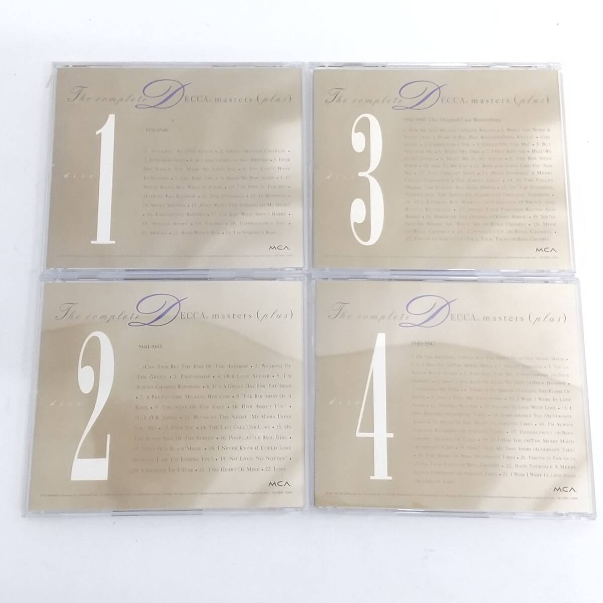 C22【輸入盤CD 4枚組】JUDY GARLAND / THE COMPLETE DECCA MASTERS_画像5