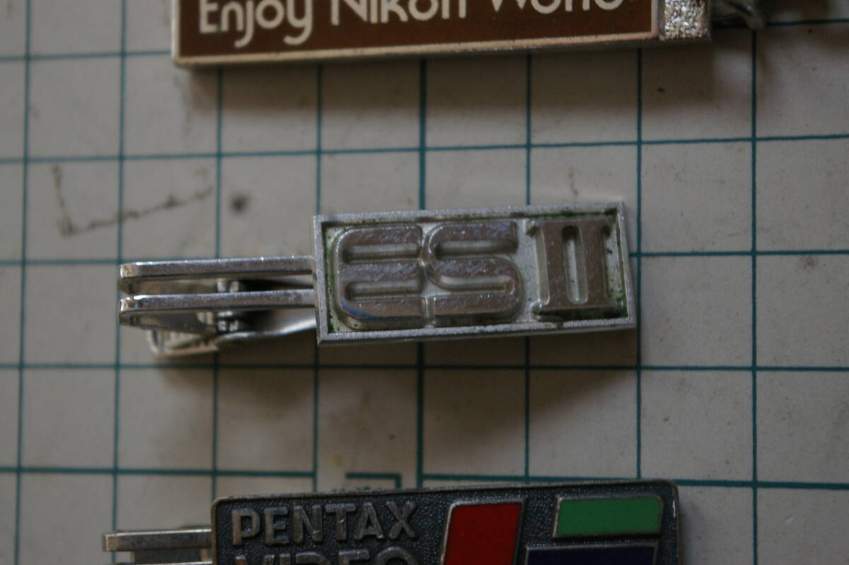 ★★Nikon・PENTAX　ニコン・ペンタックス　キーホルダー＆ネクタイピン_画像4