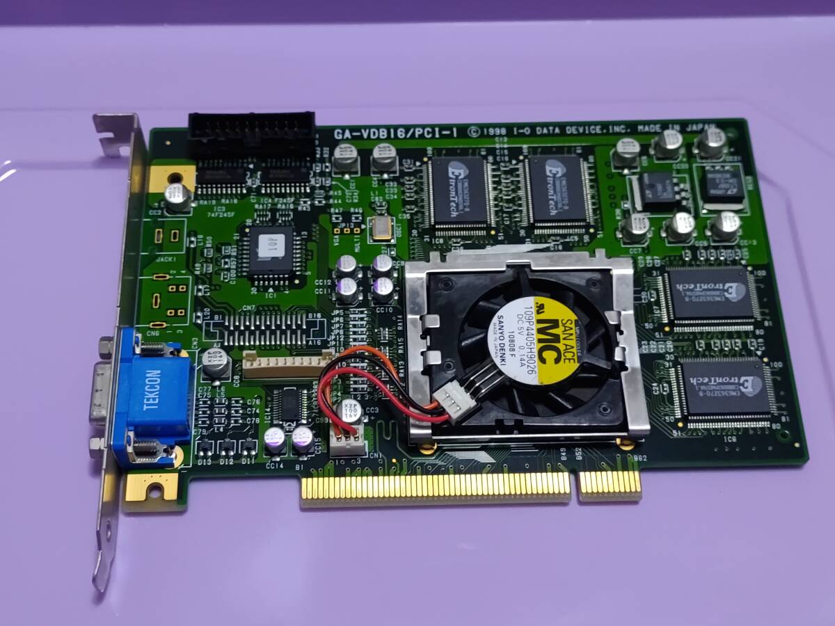 I-O DATA GA-VDB16/PCI Voodoo Banshee搭載PCIグラフィック I-O DATA GA-VDB16/PCI Voodoo Banshee搭載PCIグラフィック