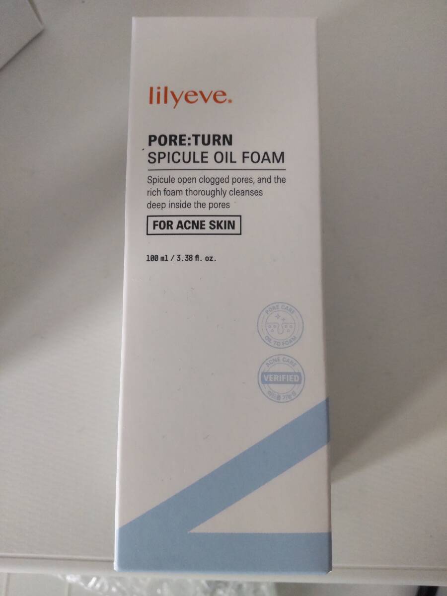 100ml　リリーイブ ポアターンスピキュールオイルフォーム　lilyeve PORE:TURN SPICULE OIL FOAM　-1