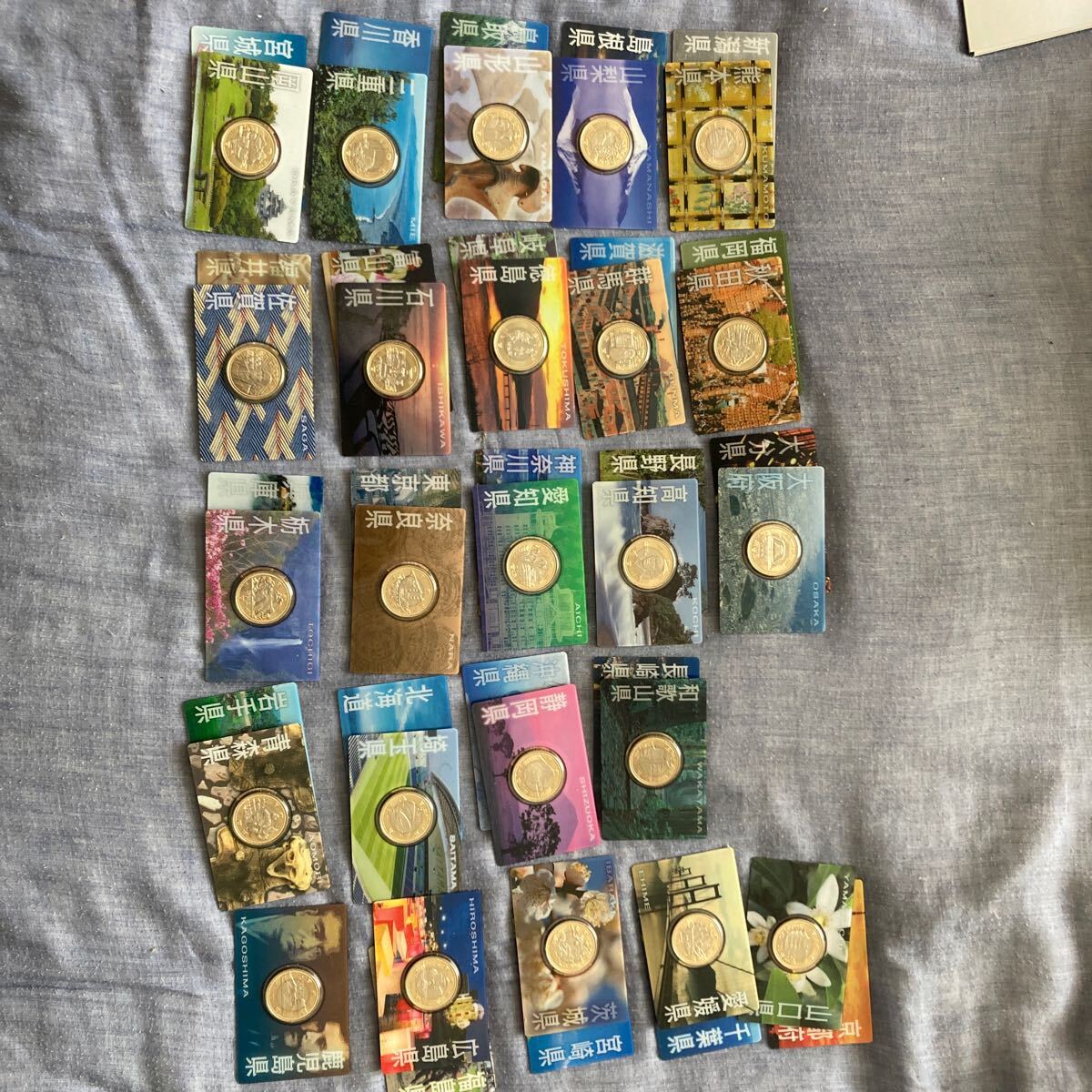47都道府県】地方自治法施行60周年500円クラッド貨幣Aセット 47都道府県】地方自治法施行60周年500円クラッド貨幣Aセット