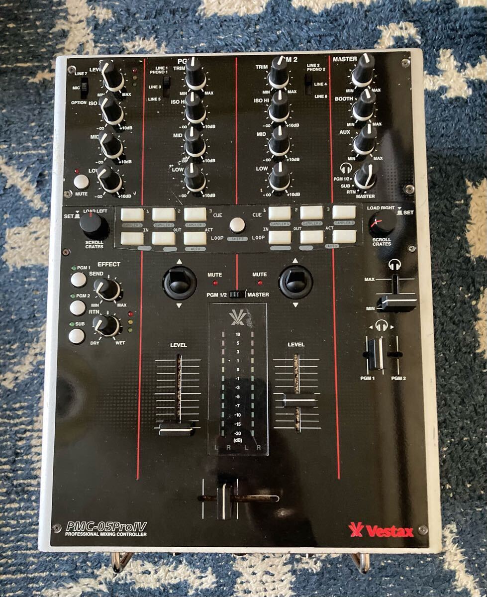 Vestax ベスタクス PMC-05ProII メンテ済み 美品 おまけ付き Vestax PMC-05ProⅡI ベスタクス DJミキサー (ベスタクス