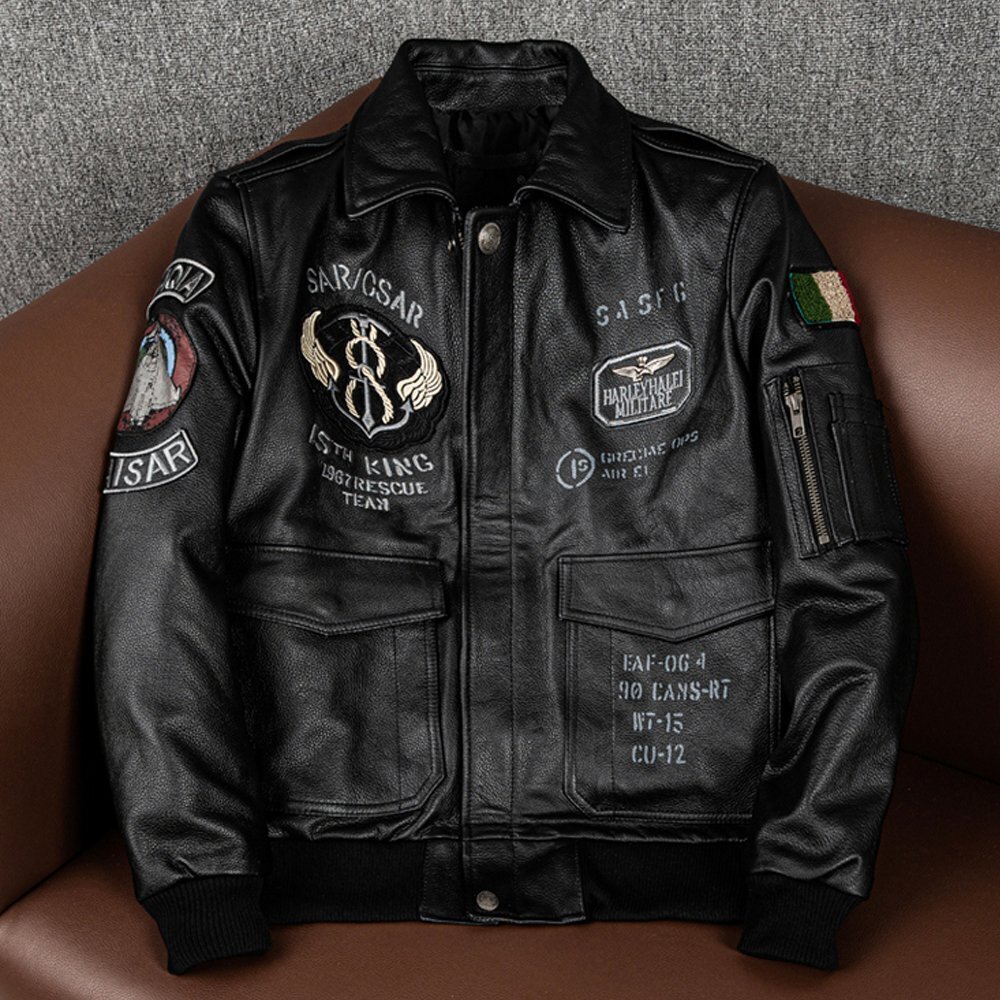 秋冬新品☆フライトジャケット レザージャケット 牛革 秋冬新品☆フライトジャケット レザージャケット 牛革