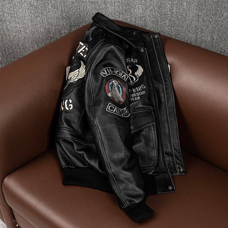 秋冬新品☆フライトジャケット レザージャケット 牛革 秋冬新品☆フライトジャケット レザージャケット 牛革