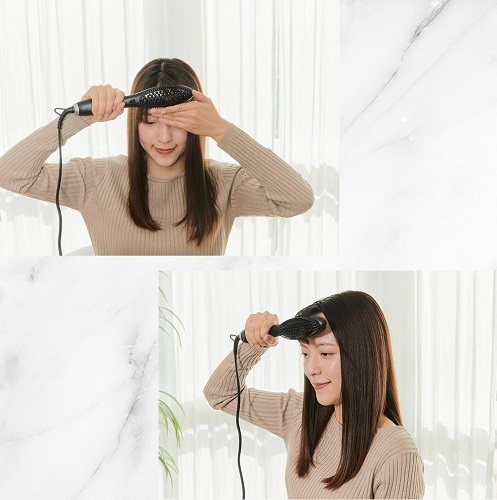 新品未使用 ストレートアイロン BEAUTY.LAB ビューティドットラボ ストレートヘアブラシ ヘアストレートブラシ ブラック 管理番号77 管理T_画像7