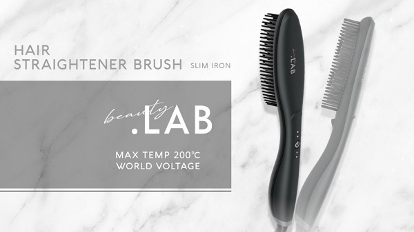 新品未使用 ストレートアイロン BEAUTY.LAB ビューティドットラボ ストレートヘアブラシ ヘアストレートブラシ ブラック 管理番号77 管理T_画像2