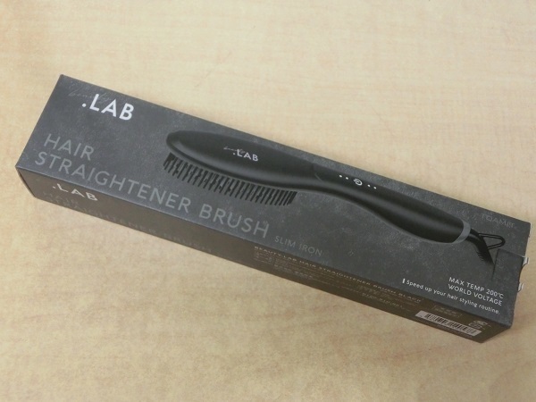 新品未使用 ストレートアイロン BEAUTY.LAB ビューティドットラボ ストレートヘアブラシ ヘアストレートブラシ ブラック 管理番号77 管理T_画像9