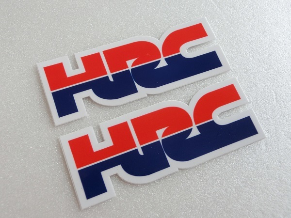 スピード出荷 輸入ステッカー HONDA ホンダ HRCステッカー ステッカー HRC 2枚セット 管理N