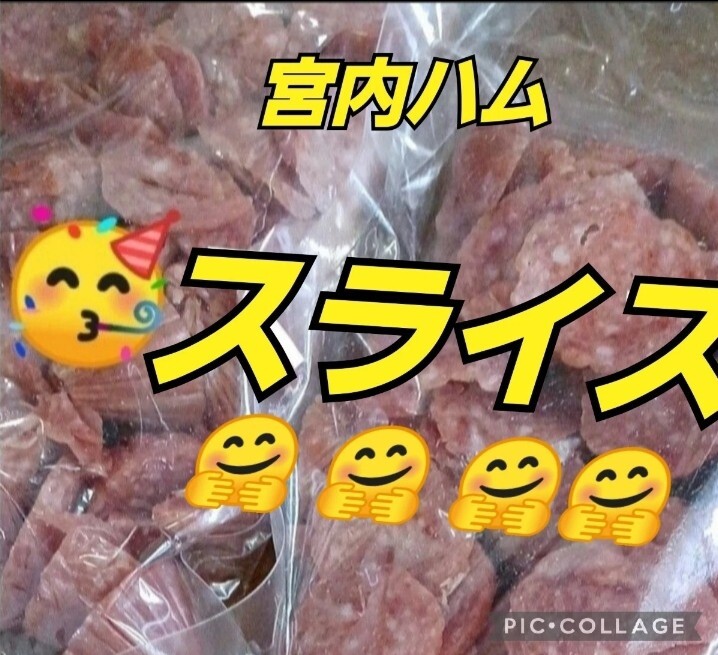 宮内ハム スライスサラミ 2袋 250g アウトレット品 端っこだらけ てんこ盛り 端っこ クーポン 訳あり サラミ カルパス ドライソーセージ