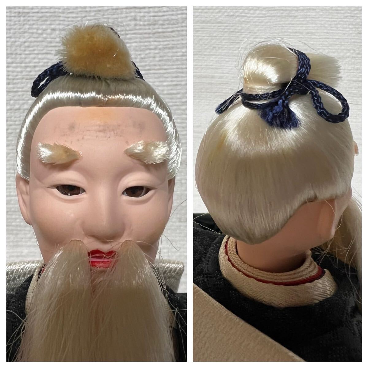 ひな人形 随身二体】右大臣 左大臣 付属品(刀・弓・弓矢・冠 ひな人形 随身二体】右大臣 左大臣 付属品(刀・弓・弓矢・冠