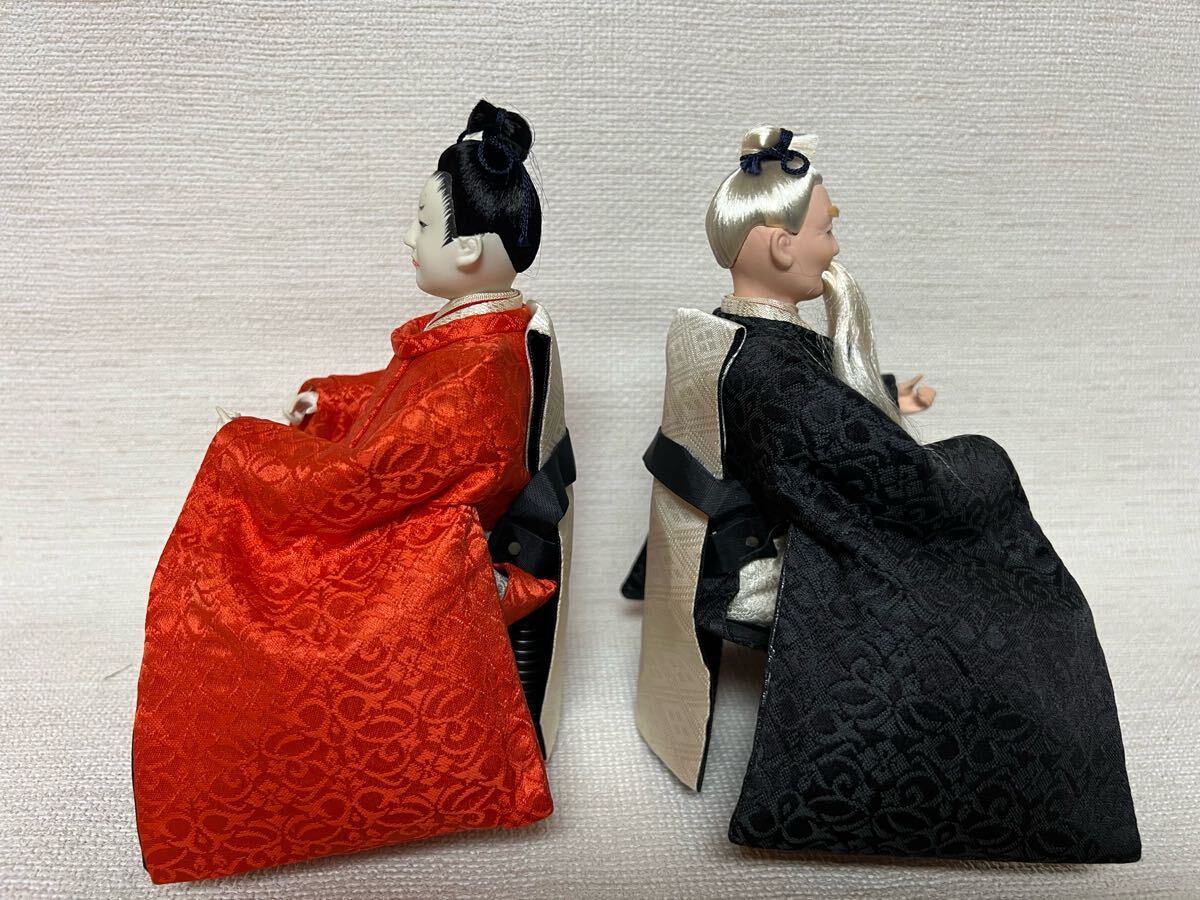 ひな人形 随身二体】右大臣 左大臣 付属品(刀・弓・弓矢・冠 ひな人形 随身二体】右大臣 左大臣 付属品(刀・弓・弓矢・冠
