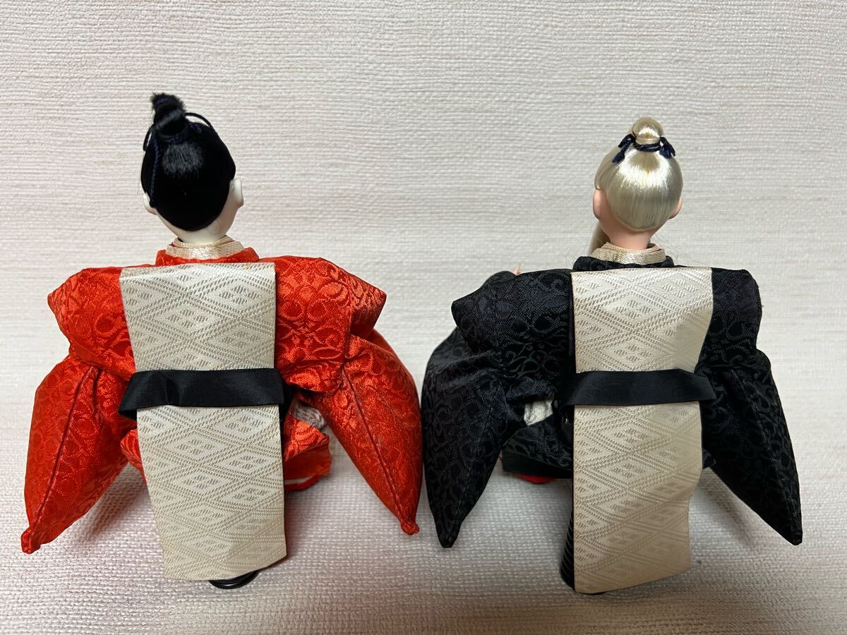 ひな人形 随身二体】右大臣 左大臣 付属品(刀・弓・弓矢・冠 ひな人形 随身二体】右大臣 左大臣 付属品(刀・弓・弓矢・冠
