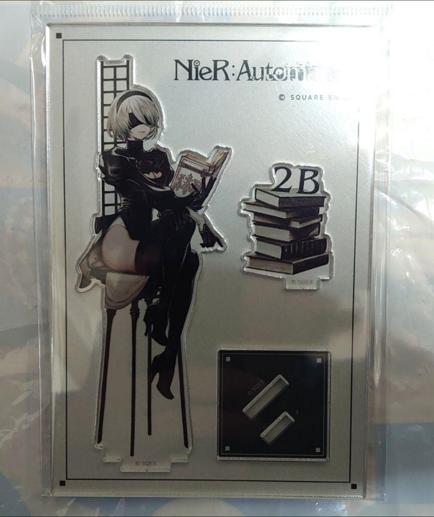 NieR Automata 書店コラボ 2Bと書物 アクリルスタンド アクスタ NieR Automata 書店コラボ 2Bと書物 アクリルスタンド アクスタ