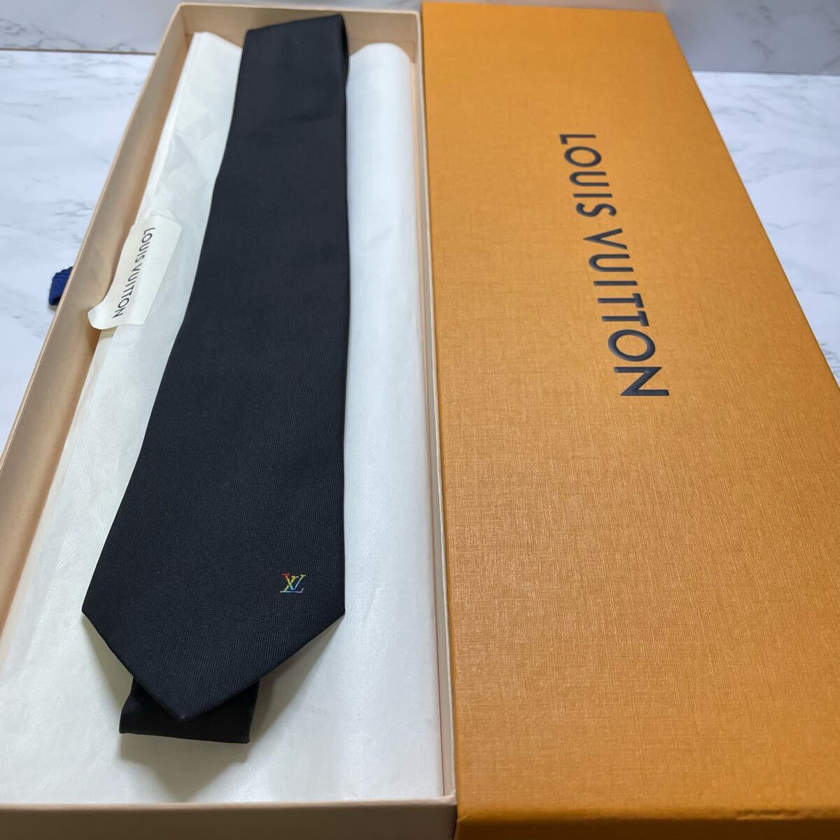 ✨極美品✨LOUIS VUITTON ネクタイ 現行M76003 クラヴァット 極美品LOUIS VUITTON ネクタイ 現行M76003 クラヴァット｜Yahoo