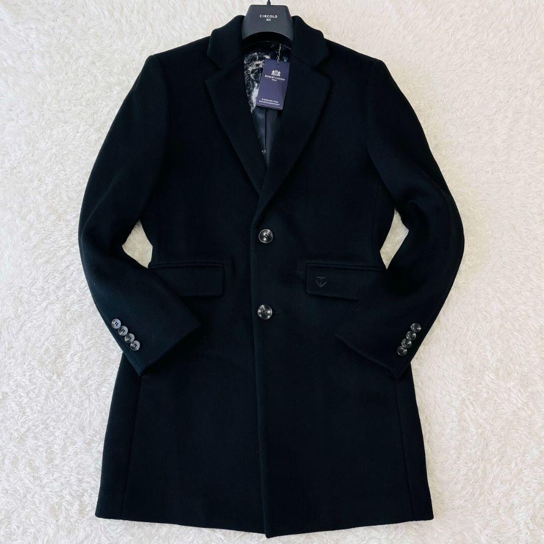 新品 ROBERT CAVANI ロベルトカバーニ チェスターコート L 新品 ROBERT CAVANI ロベルトカバーニ チェスターコート L