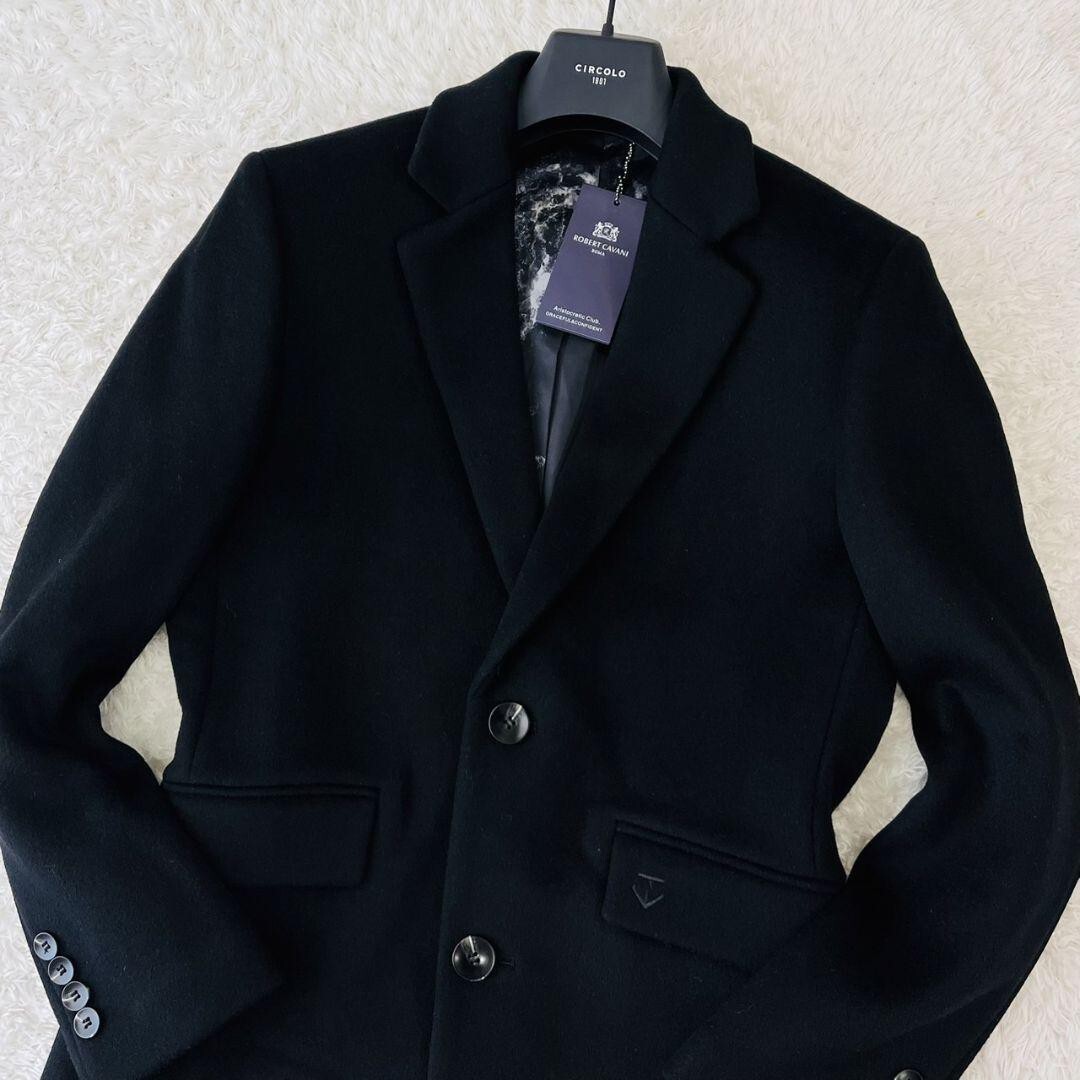 新品 ROBERT CAVANI ロベルトカバーニ チェスターコート L 新品 ROBERT CAVANI ロベルトカバーニ チェスターコート L