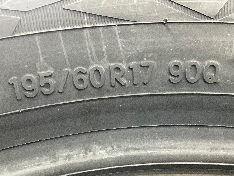  не использовался 4 шт. комплект 195/60R17 90Q Toyo OASERVE GIZ2 зима зимний 195/60R17 Prius b10764