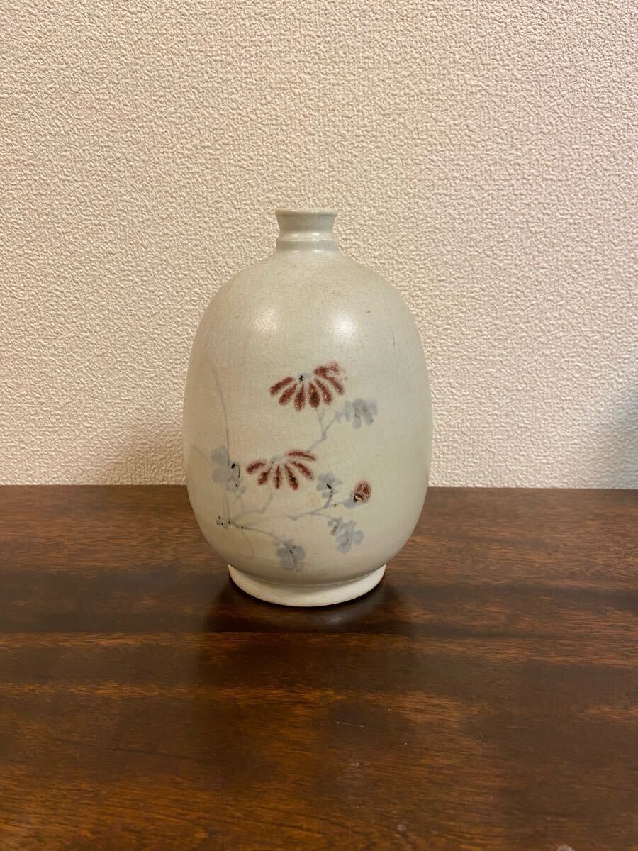 和】(6282) 朝鮮古玩 李朝 鉄絵徳利 酒器 花生 花瓶|中国、朝鮮半島 和】(6282) 朝鮮古玩 李朝 鉄絵徳利 酒器 花生 花瓶|中国、朝鮮半島