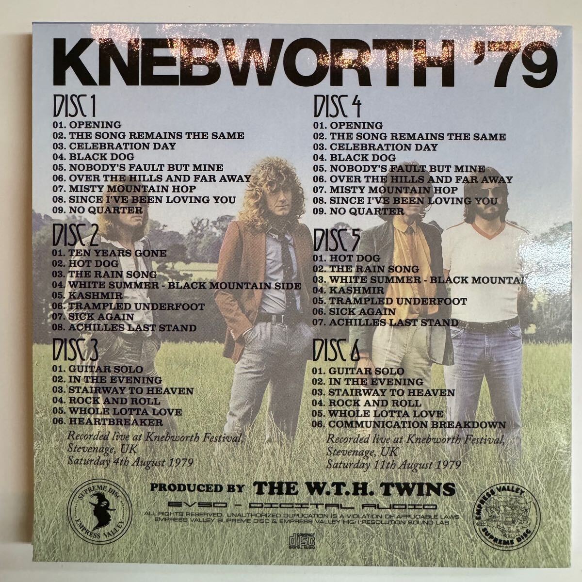 LED ZEPPELIN / OVERLOAD - Knebworth 1979 「ネブワースの絶対