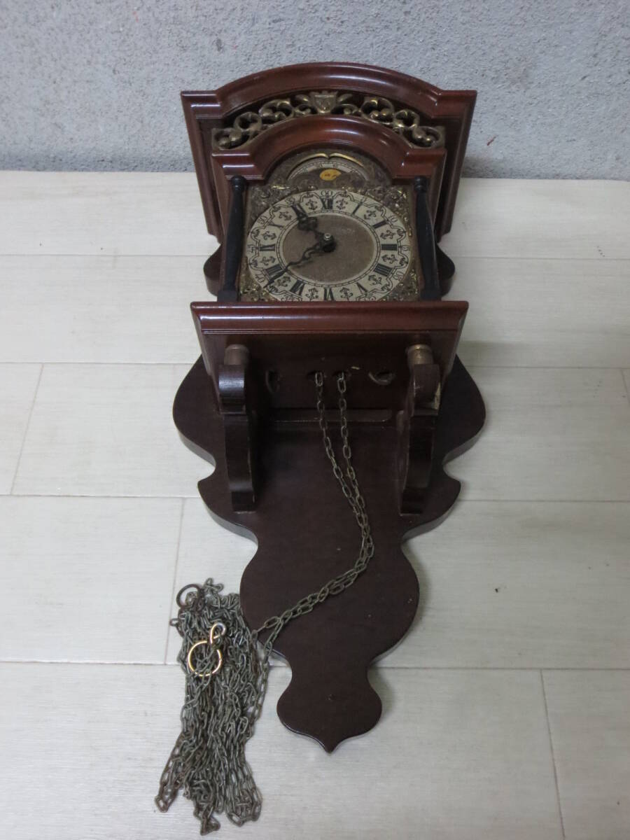 【稼働品】置き時計　アンティーク　ワルミンク　ムーンフェィズ　ゼンマイ Yahoo!オークション -「ワルミンク」(一般) (アナログ)の落札