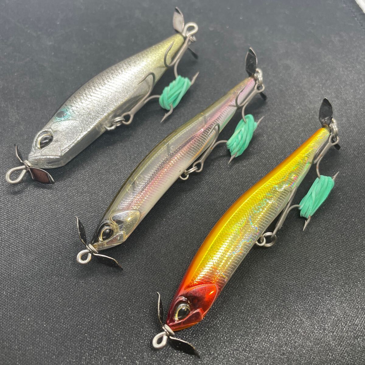 ★美品 送料無料★② デュオ レアリス スピンベイト 80 シャロー 72 ALPHA 3本セット DUO REALIS SPINBAIT SHALLOW 琵琶湖 ワカサギ バス _画像1
