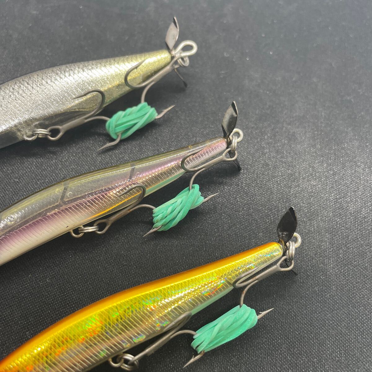 ★美品 送料無料★② デュオ レアリス スピンベイト 80 シャロー 72 ALPHA 3本セット DUO REALIS SPINBAIT SHALLOW 琵琶湖 ワカサギ バス _画像3