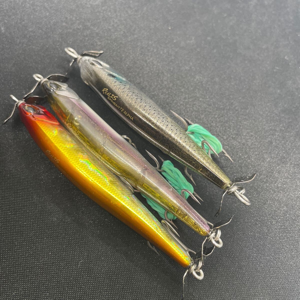 ★美品 送料無料★② デュオ レアリス スピンベイト 80 シャロー 72 ALPHA 3本セット DUO REALIS SPINBAIT SHALLOW 琵琶湖 ワカサギ バス _画像5